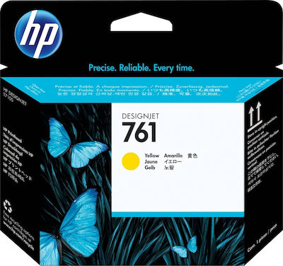 HP 761 InkJet Printer Ink Yellow (CH645A)