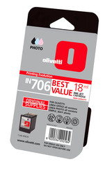 Olivetti IN706 Photo 18ml B0630 Γνήσιο Μελάνι InkJet Πολλαπλό (Color)