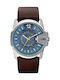 Diesel Master Chief Uhr Batterie mit Braun