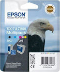 Epson Γνήσιο Πακέτο Μελανιών Εκτυπωτή InkJet Πολλαπλό (Color) (C13T00740310)