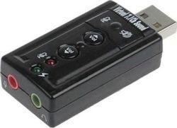Syba CM108 Εξωτερική USB Κάρτα Ήχου 7.1