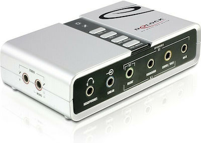 DeLock External USB 7.1 Sound Card White (61803)