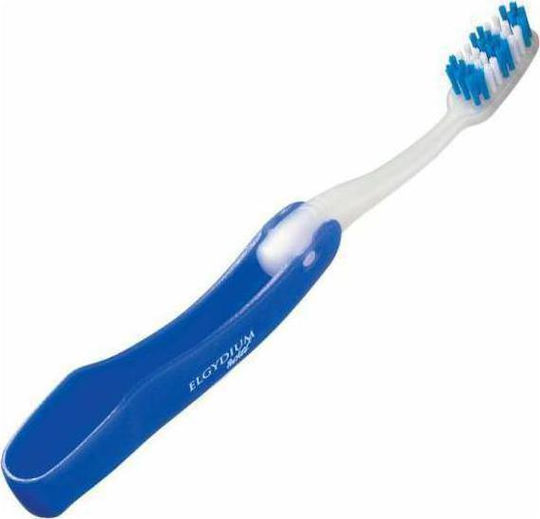 Elgydium Pocket Manual Toothbrush Medium Blue 1pcs