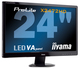 Iiyama X2472HD-B1 Monitor 24" FHD 1920x1080 cu Timp de Răspuns 8ms GTG