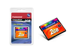 Transcend CompactFlash 2GB Viteză mare