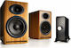 Audioengine P4 Pair of Hi-Fi Speakers Bookself 125W 2 No of Drivers W14xD16.5xH22.8cm. Brown