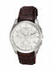 Tissot Couturier Ceas Bărbați 44mm Cronograf Cu Baterie Cu Curea Din Piele Maro