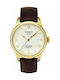 Tissot Ανδρικό Ρολόι 39mm Αυτόματο με Καφέ Δερμάτινο Λουράκι