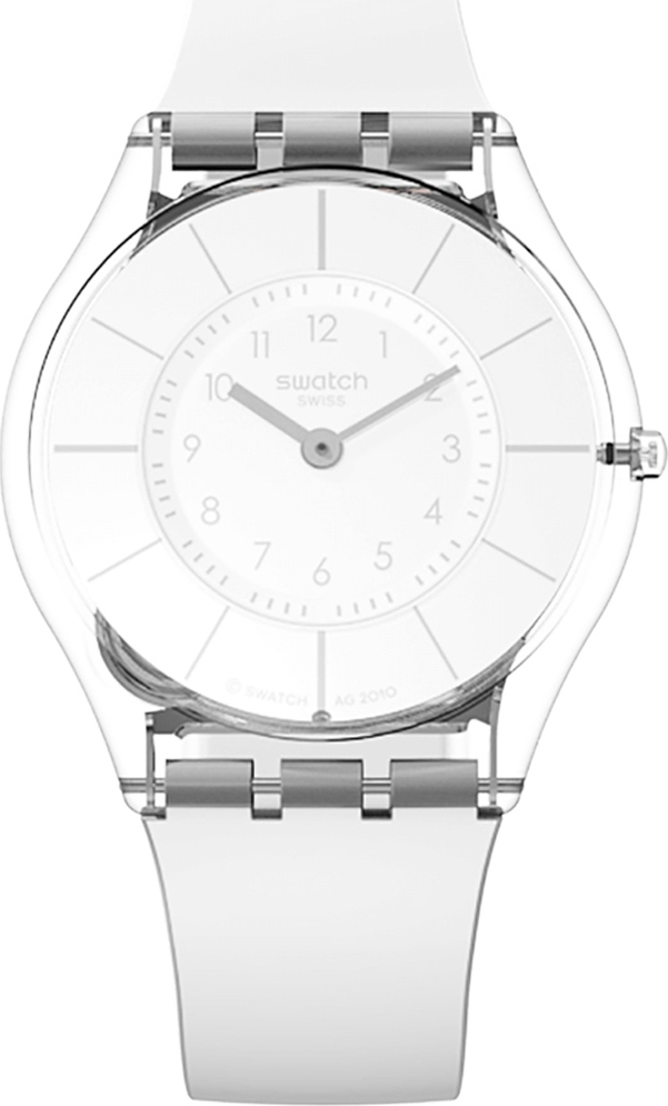 Swatch White Classiness White Rubber Strap SFK360 | Skroutz.gr