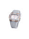 Time Force Uhr mit Weiß Kautschukarmband