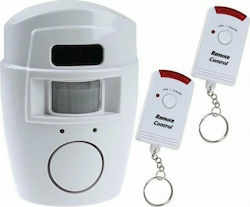 Saber Autonomous Wireless Alarm System with Motion Detector and 2 Remotes