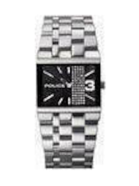 Police PL10501BS-02M Watch with Silver Metal Bracelet PL10501BS-02M