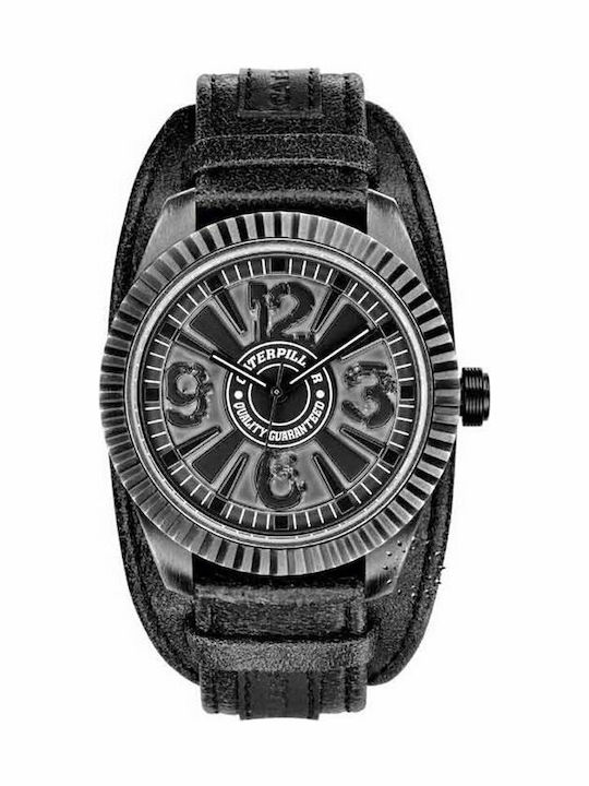CAT Legendary Damen Uhr mit Schwarz Lederarmband