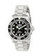 Invicta Pro Diver Watch Battery with Silver Metal Bracelet