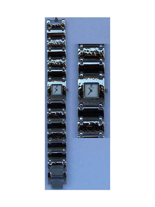 Jacques Farel FYJ7171 Watch with Silver / Silver Metal Bracelet FYJ7171