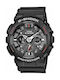 Casio G-Shock Ανδρικό Ρολόι 52mm Χρονογράφος Μπαταρίας με Μαύρο Καουτσούκ Λουράκι