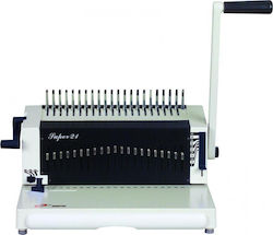 Super 21 Bookbinder Machine for Spirals for Maximum 25 Sheets