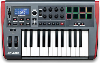 Novation Midi Keyboard Impulse with 25 Keyboard Gray