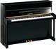 Yamaha Acoustic Upright Piano B2 with 88 Weighted Keys Polished Ebony