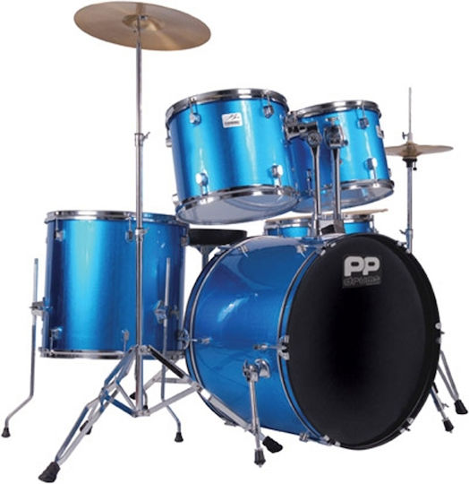 Performance Percussion PP-250 Schlagzeug-Set Blau