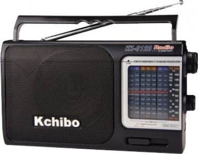 Kchibo KK-8120 Φορητό Ραδιόφωνο Ρεύματος / Μπαταρίας Μαύρο