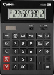 Canon AS-2200 Calculator 12 Digits in Black Color 4584B001