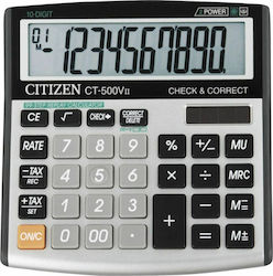 Citizen CT500VII Taschenrechner Buchhaltung 10 Ziffern in Silber Farbe