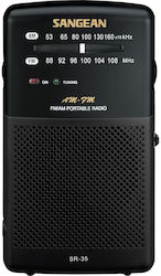 Sangean SR-35 Radio Portabil cu Baterie Negru Sangean SR-35 Radio Portabil cu Baterie Negru