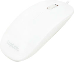 LogiLink Slim Wired Mouse White