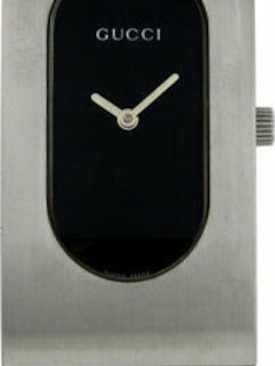Gucci Women's Watch with Silver Metal Bracelet