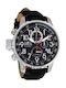 Invicta Uhr Chronograph Batterie mit Schwarz Stoffarmband 1512