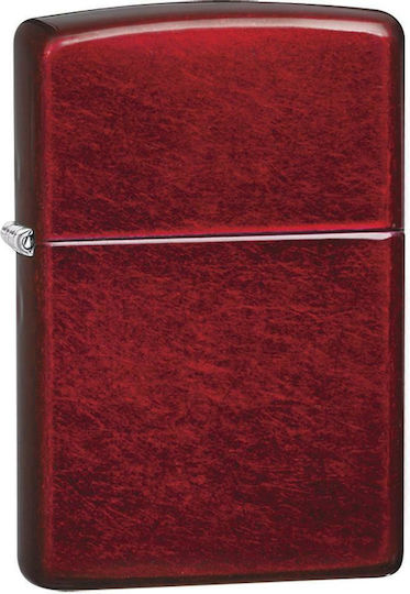 Zippo Reg Windproof Flame Lighter In Red Colour