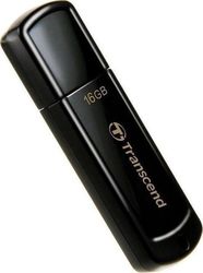 Transcend JetFlash 350 16GB USB 2.0 Stick Black