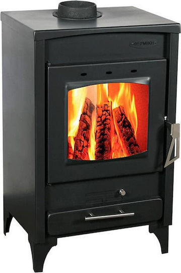 Thermiki ATS 75-20 Steel Wood Stove 8kW Black