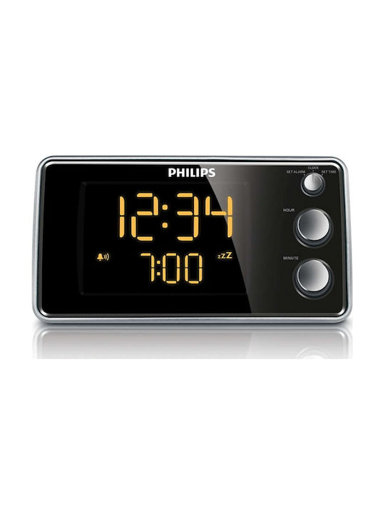 Philips Ψηφιακό Ρολόι Επιτραπέζιο με Ξυπνητήρι AJ3551