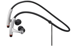 Sony Kopfhörer In Ear MDR-AS50G Τύπου Neckband Silber