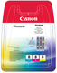 Canon CLI-8 Original Pack of 3 InkJet Printer Inks Yellow / Cyan / Magenta (0621B029)