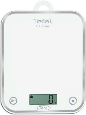 Tefal Optiss Digital Kitchen Scale 1gr/5kg White BC5000V0