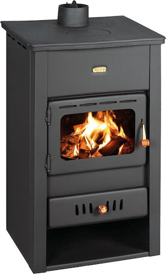 Prity K2 CP W10 Μεταλλική Ξυλόσομπα Καλοριφέρ 13.1kW Μαύρη