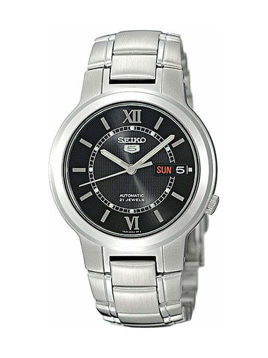 Seiko 5 Automatic Watch Automatic with Silver Metal Bracelet