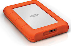 Lacie Rugged Mini USB 3.0 External 2.5" HDD 1TB Orange