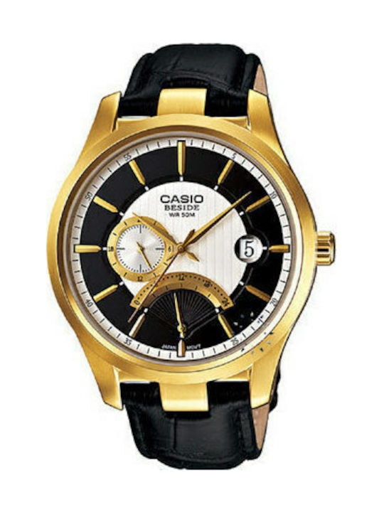 Casio Ceas Baterie cu Negru Brățară din piele