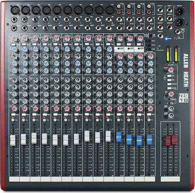 Allen & Heath ZED-18 Αναλογική Κονσόλα 18 Καναλιών με Phantom Power & 10 Εισόδους XLR