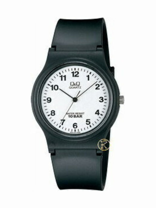 Q&Q Y Ανδρικό Ρολόι 33mm Μπαταρίας με Μαύρο Καο...