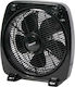 Primo 15665 Ανεμιστήρας Box Fan 45W Διαμέτρου 30cm Black