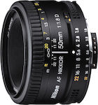 Nikon Full Frame Φωτογραφικός Φακός AF Nikkor 50mm f/1.8D Σταθερός για Nikon F Mount Black