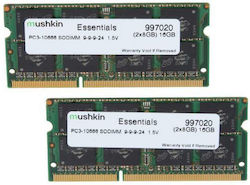 Mushkin Essentials 16GB DDR3 with 2 Modules (2x8GB)