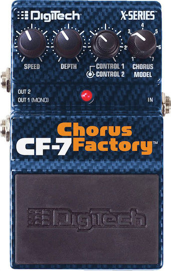Digitech CF-7 Pedal Mixer Chorus for Electric Guitar and Electric Bass