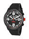 Redline RL-10100 Watch Chronograph with Black Rubber Strap