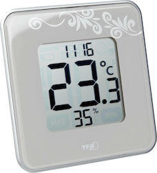 TFA Style Indoor Thermometer & Hygrometer Tabletop / Wall Mounted